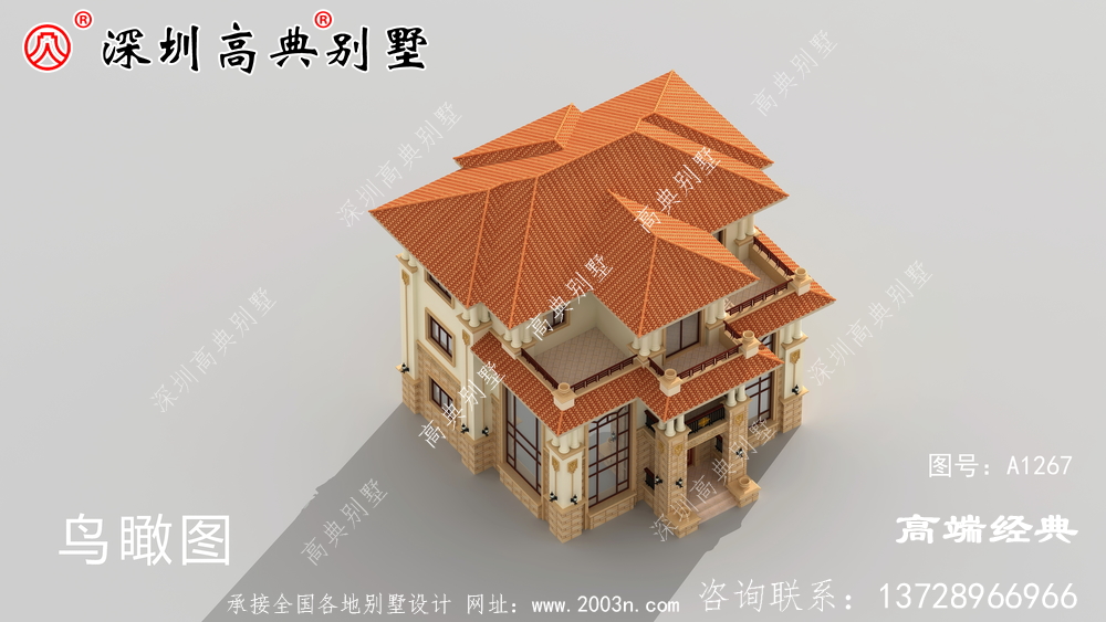三層歐式別墅設計圖，高貴典雅，完美生活。