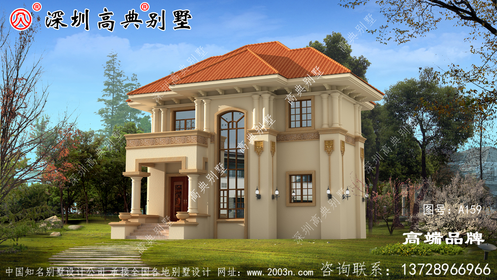二層設計圖,簡單實用造價低,輕輕松松就能建