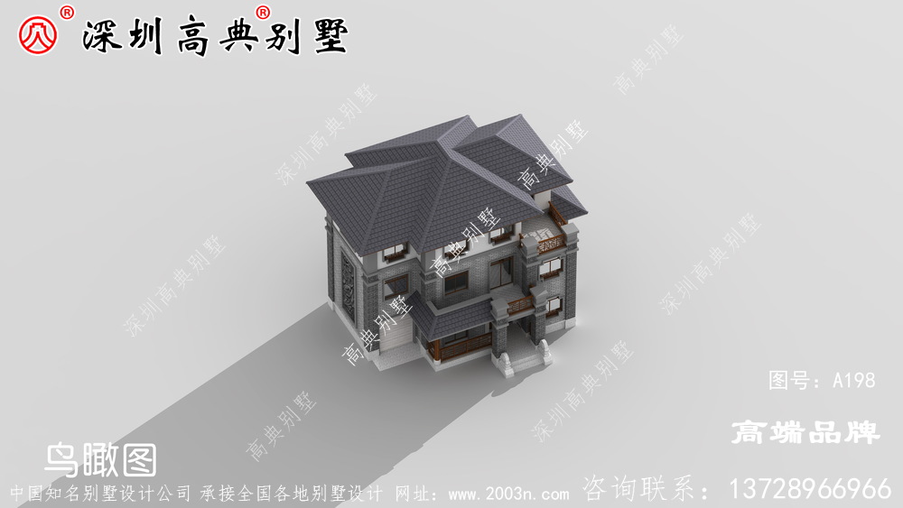 自建三層戶型圖，如詩如畫，美的靚眼