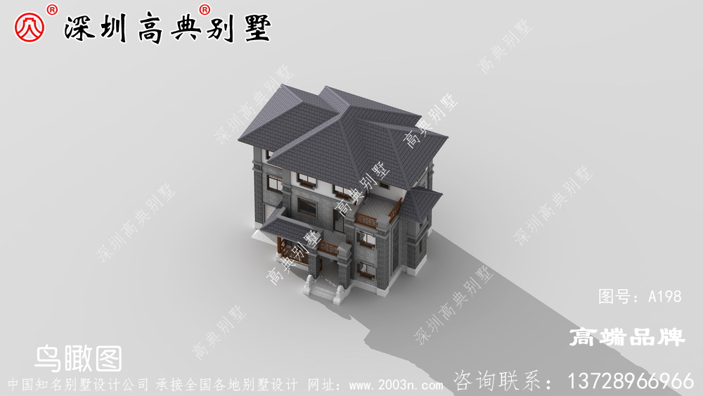 自建三層戶型圖，如詩如畫，美的靚眼