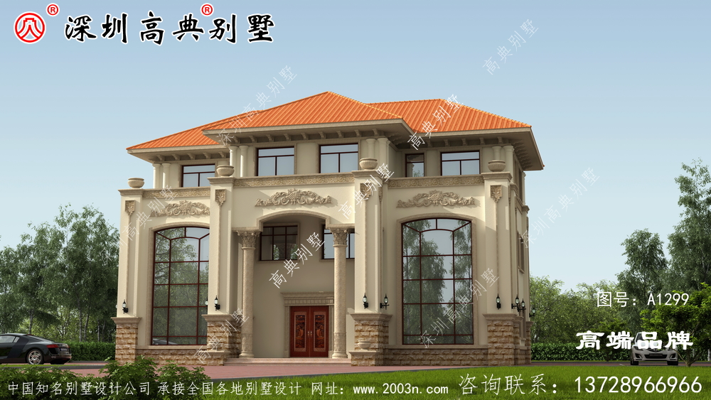 三層農(nóng)村自建房設計圖，住起來肯定令人心神愉悅