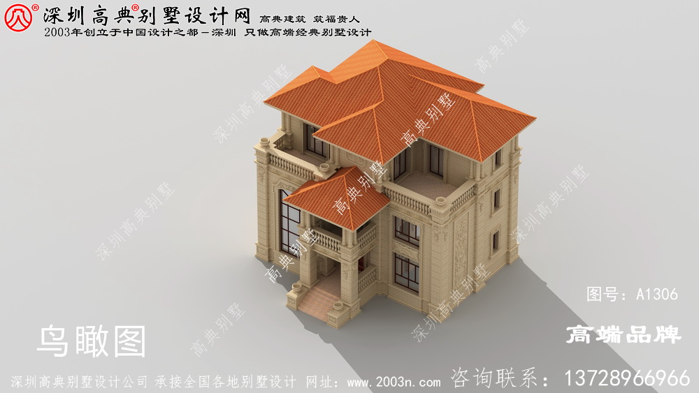 農村三層自建房效果圖，經濟實用，保證讓你眼前一亮