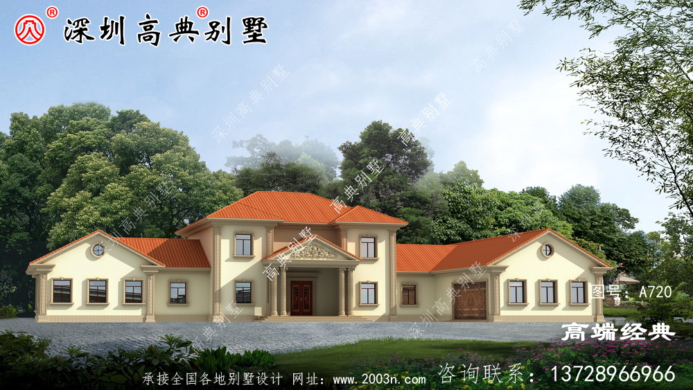 簡單接地氣自建房外觀圖,經濟實用,最適合農村建設。