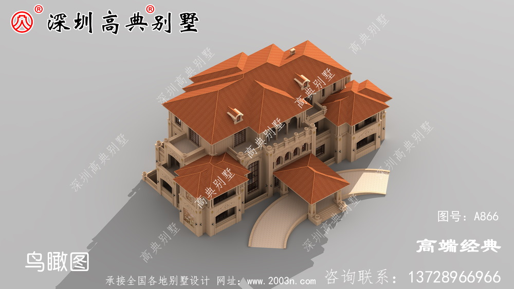 農村最漂亮三層別墅設計圖,實用美觀又經濟