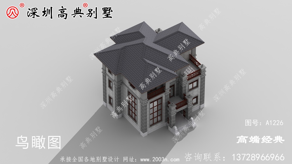 農村二樓半小戶型別墅的設計圖,建設好絕對是人上人。