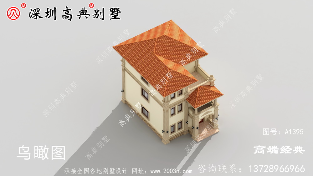 鄉村歐式三層別墅,施工簡單,性價比高,適合鄉村建設才是最好的。