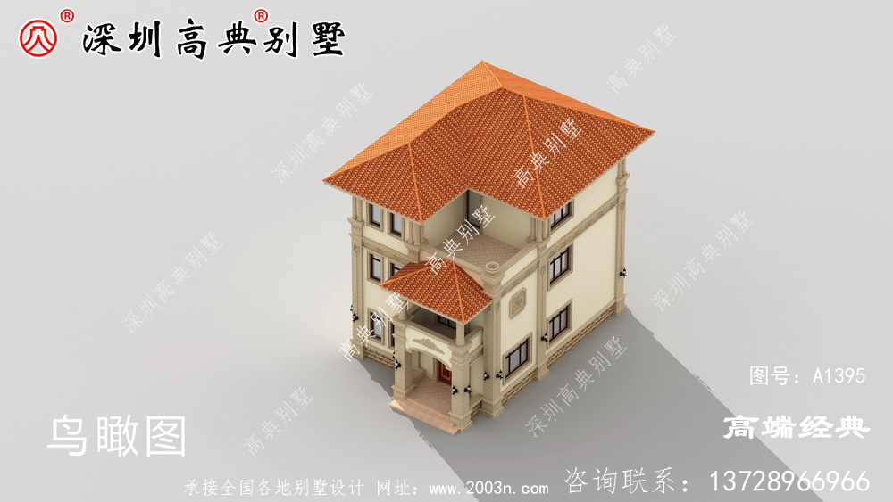 鄉村歐式三層別墅,施工簡單,性價比高,適合鄉村建設才是最好的。