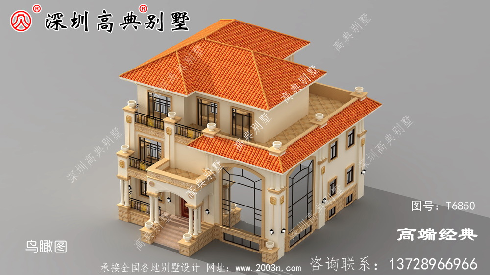 2021年農村新三層別墅,包容性強,實用性高。
