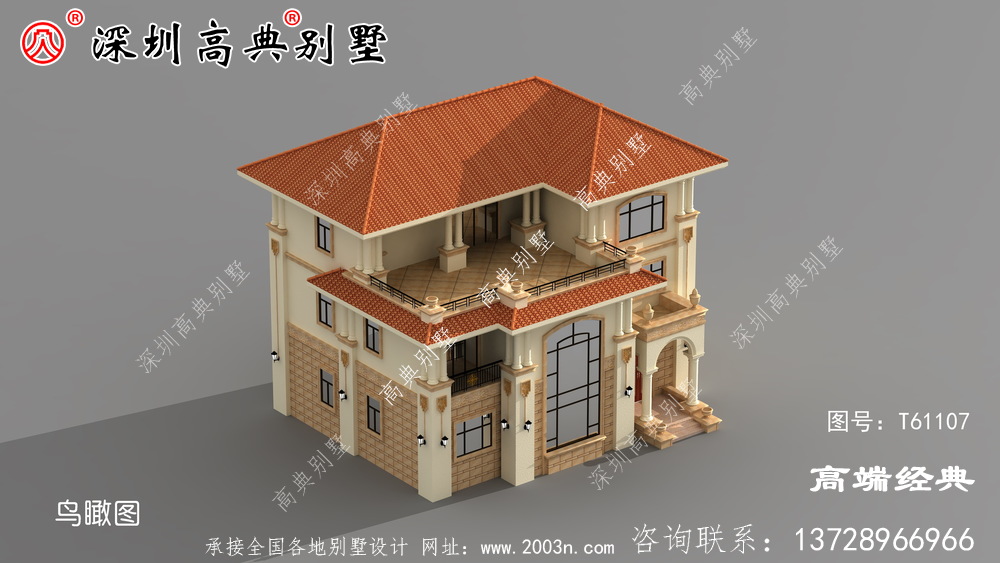 新款別墅圖兩層半戶型圖