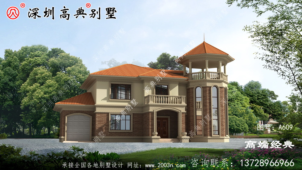 鄉下簡單的二層自建房,房子美觀實用,你也來建吧。