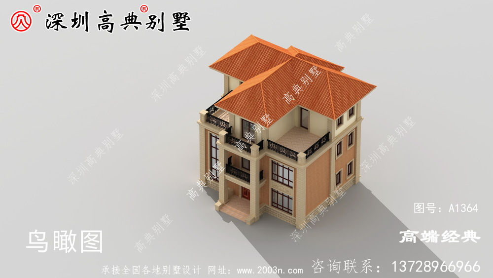 鄉村三層別墅最美，經濟實用，無需借錢即可建造。