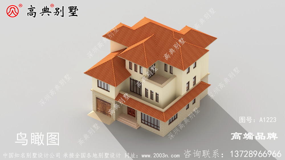 我的別墅建起來村里都說好看，鄰居準備照著我家的款式建