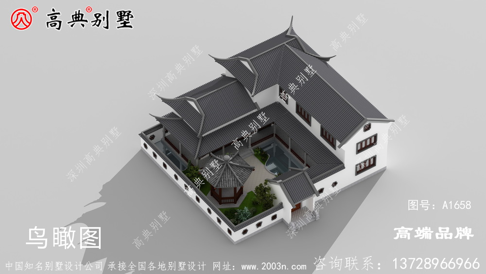 經典中式庭院灰色屋頂白色外墻漆美觀大方 經典中式庭院灰色屋頂白色外墻漆美觀大方