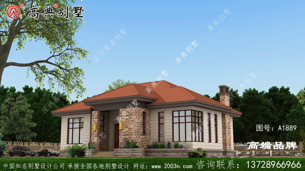 簡歐單層別墅風格,父母居住打掃也方便