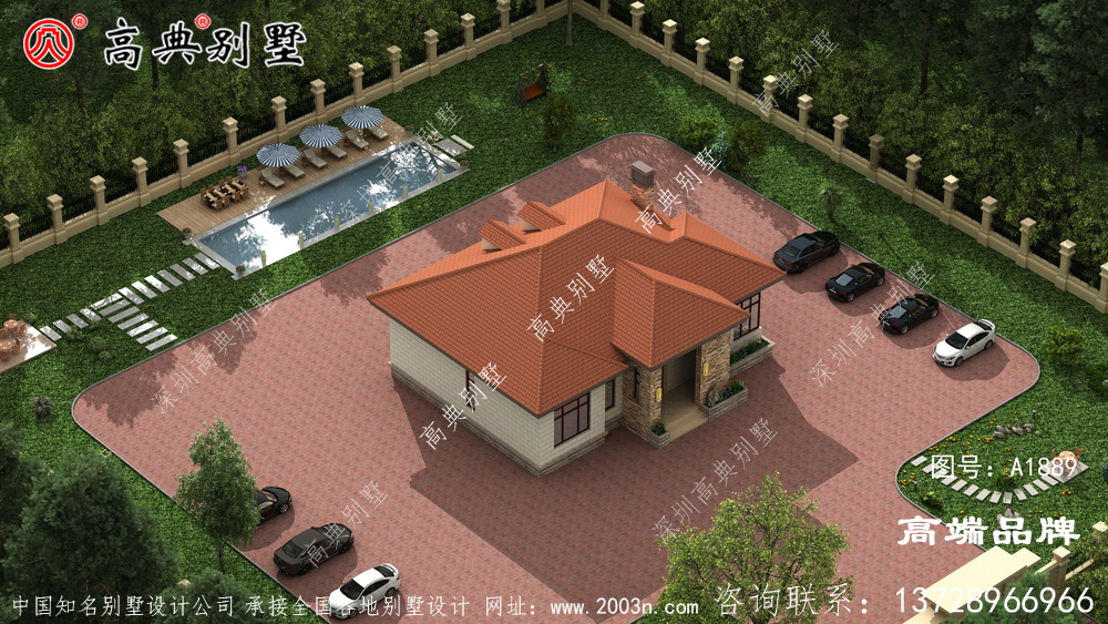 簡歐單層別墅風格,父母居住打掃也方便