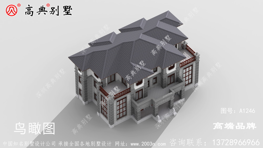 雙拼戶型統一色調設計突出中式韻味