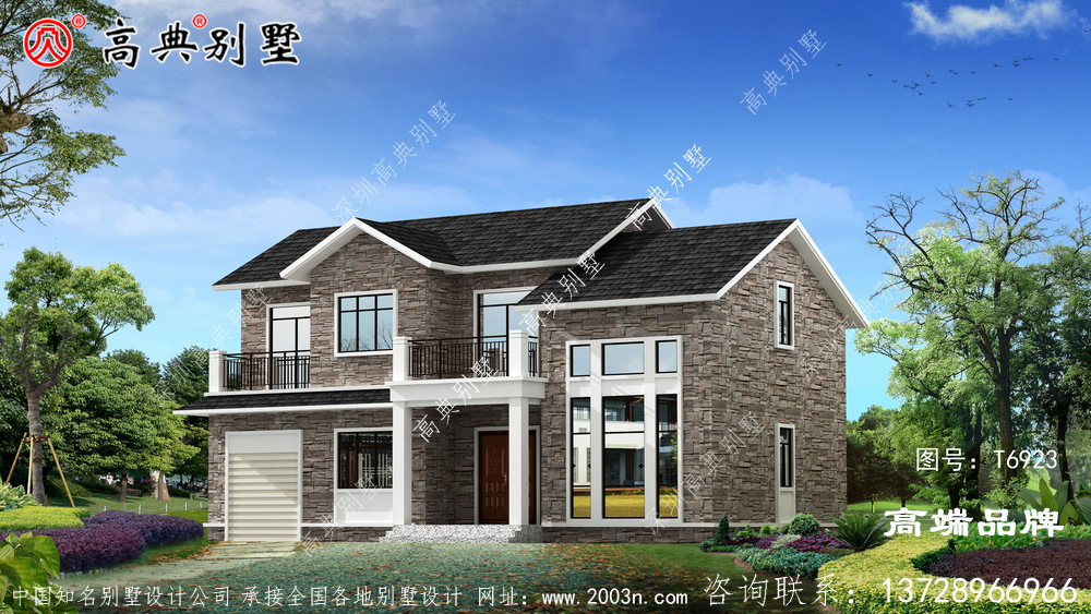 一套非常適合預算不高的鄉村朋友自建戶型