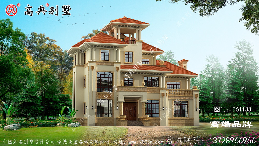 這套別墅外觀層次分明,有超強(qiáng)的現(xiàn)代感