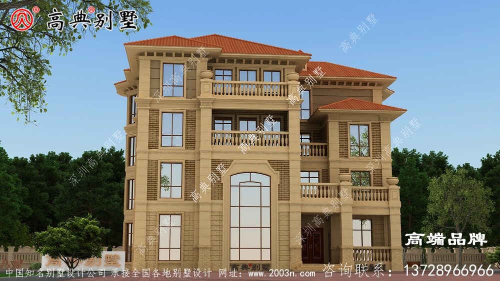 農(nóng)村大戶型別墅功能齊全,實用又好看