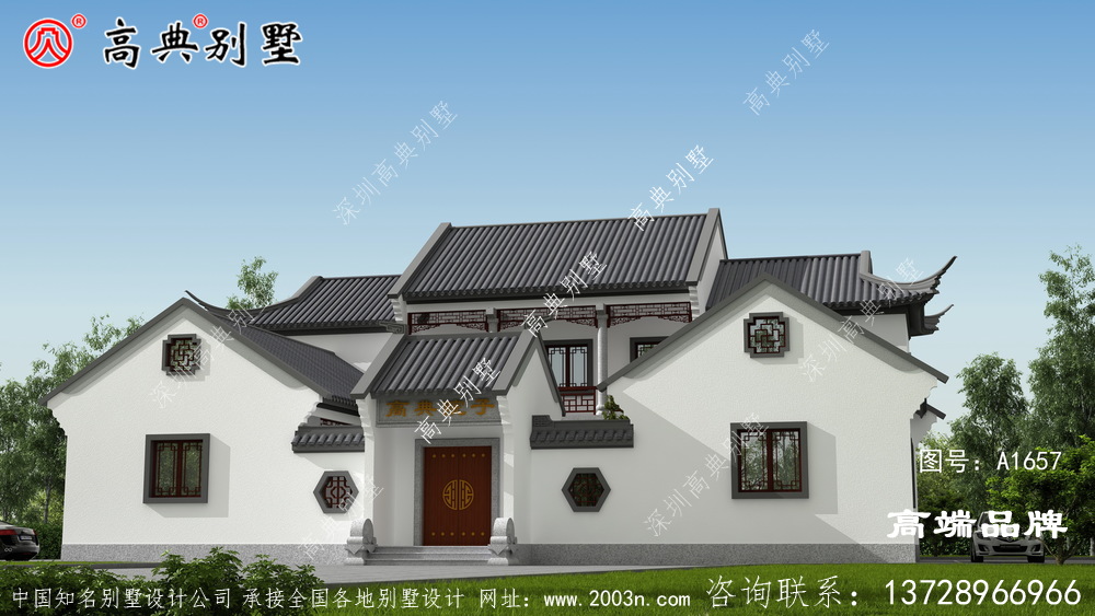 四合院房子設計,庭院還可以種樹種花,養鳥養魚,疊石迭景