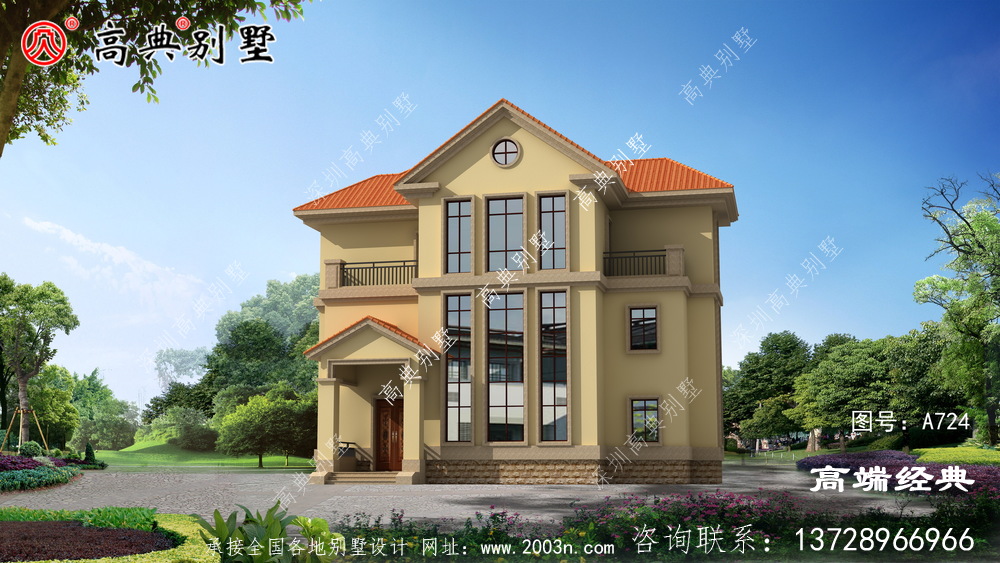 農村復式三層別墅,每一處細節都彰顯你的品位