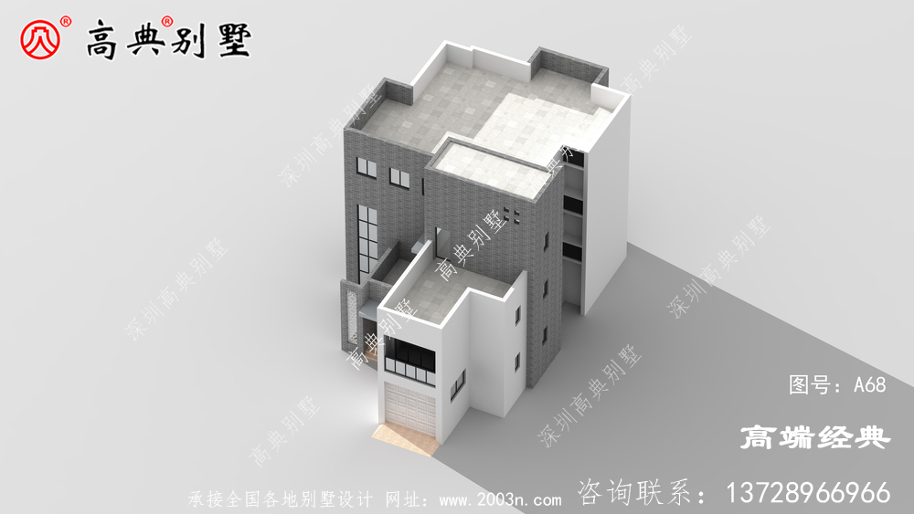 鄉(xiāng)村自建四層現(xiàn)代別墅設(shè)計圖紙，在農(nóng)村這套最受歡迎，南方北方都可以建