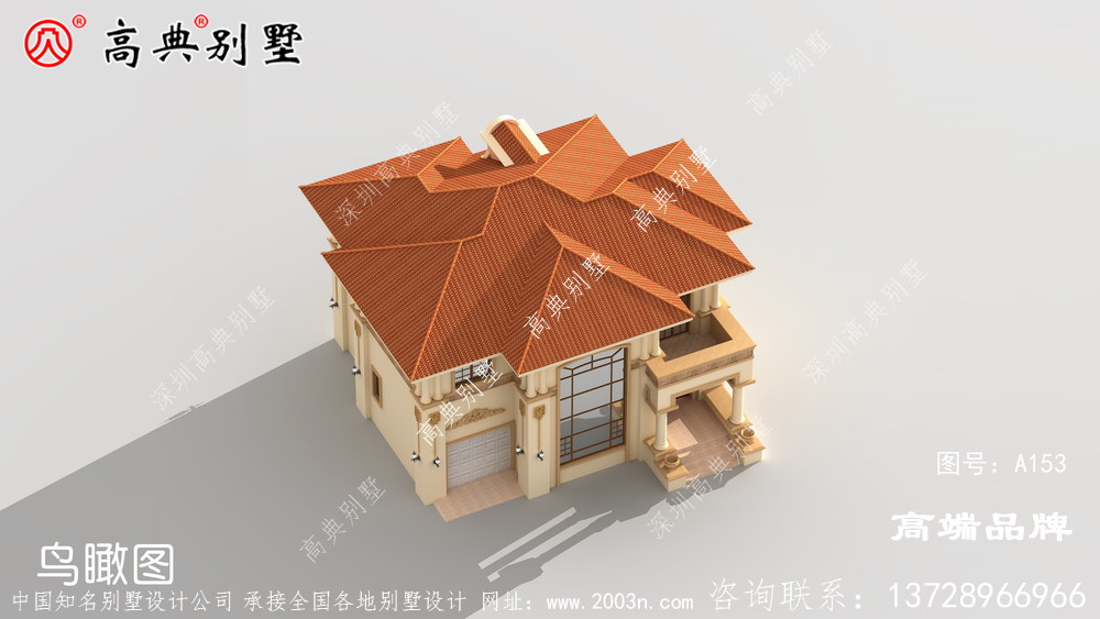 農村二層歐式別墅設計圖紙，大氣實用接地氣