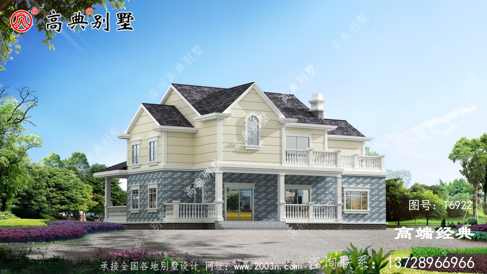 這樣的別墅建在青山綠水的老家,清新宜人