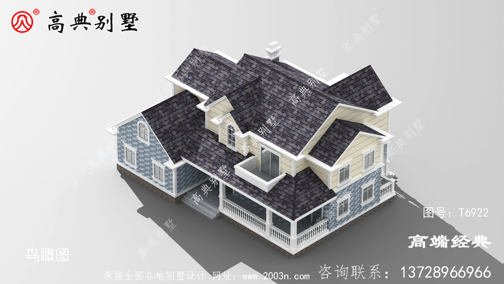 這樣的別墅建在青山綠水的老家,清新宜人